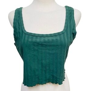 NEW Offline by Aerie Groove Crop Top Green Sleeveless Women's Size XL